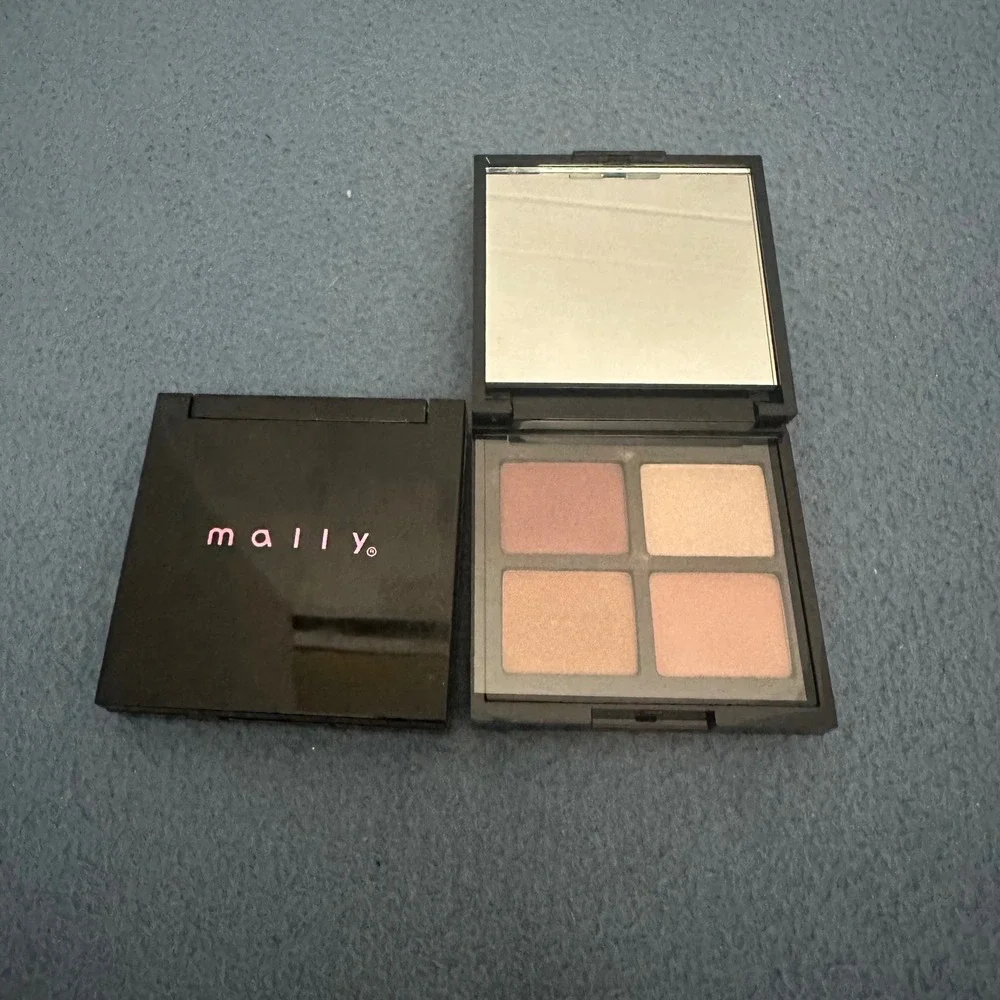 Mally Open Up Eyeshadow Quad Lot Golden Neutrals & Everyday Rosy Palettes